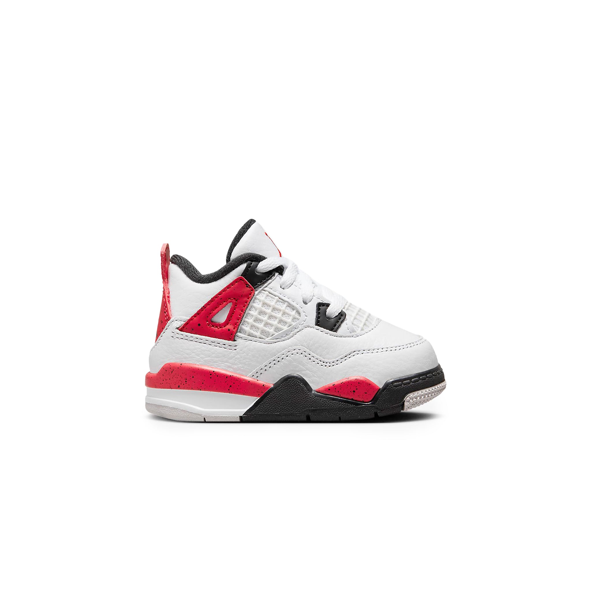 Side view of Air Jordan 4 Retro Red Cement (2023) (TD) BQ7670-161